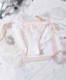 【紐パン】パンティパンツ 下着 ショーツ かわいい 刺繡 MY8-BYQSX-726