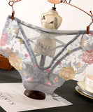 5色 パンツ 刺繡 レース 透け感 かわいい 新作 勝負 MY8-QC1506