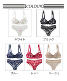 【上下セット】5色 花柄 新作 可愛い ブラジャー ブラ ショーツ MY8-DNF-T112#