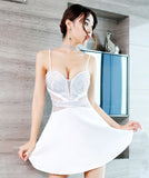 3色 ミニドレス キャバドレス ピカピカ 新作 かわいい 谷間魅せ MY2-XYD9916