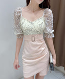 ミニドレス キャバドレス 新作 かわいい ゴージャス 高見え MY2-MLS4622