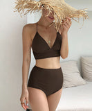 9色 新作 水着 ビキニ かわいい 無地 背露出 セクシー MY-DP-A38269