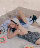 水着 ビキニ セクシー モノキニ ビーチ 背露出 谷間魅せ INS話題 XH7-JX211163JX24