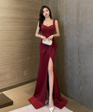 ロングドレス パーティードレス ゴージャス セクシー 脚長効果 MY2-YM9151