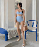 【2色】ビキニ 水着 かわいい 新作 谷間魅せ セクシー SNS映え最適 MY7-DP-A31583