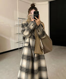 コート カシミヤコート 新作 チェック柄 高見え ゴージャス MY2-ZDM2315