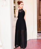 3色 ロングドレス パーティードレス レース 激得 MY2-MLS3117