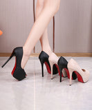 【12/14cm2色】ハイヒール パンプス エレガント 気質 新作 脚長効果 かわいい XH5-DLXL-914-91