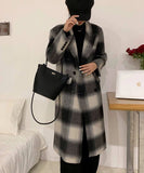 カシミヤコート 新作 チェック柄 コート ゴージャス 高品質 高見え MY2-ZDM2316