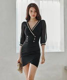 ミニドレス キャバドレス レース 新作 ゴージャス 高見え MY2-ZED882546BH506