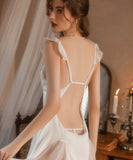 レース パジャマ ルームウェア 刺繡 かわいい 透け感 勝負 MY8-WYTS1729