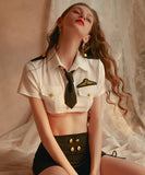 【上下セット】コスプレ 透け感 制服 新作 セクシー ハロウィン MY8-GR1631