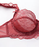 【5色上下セット】下着 ブラランジェリー レース フリル 刺繡 透け感 MY8-SMX9241