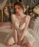 3色 ベビードール ルームウエア 新作 パジャマ 透け感 MY8-GRJ3434