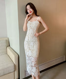 ロングドレス レース パーティードレス エレガント 高見え MY2-MLS5574