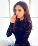 ミニドレス キャバドレス レース 新作 透け感 脚長効果 MY2-YQ-8668