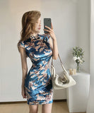 ミニドレス キャバドレス チャイナドレス セクシー 着瘦せ MY2-MLS7016