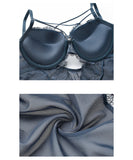 【4色】フランス最新デザイン オールインワン 下着 ランジェリー セクシー リボン MY8-SMX-6612