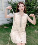 ミニドレス 結婚式 パーティー レース かわいい 高品質 MY2-LML-004