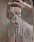 ベビードール ルームウエア パジャマ 新作 勝負 透け感 MY8-GR3713