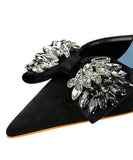 【ヒール10.5CM/7.5CM】ハイヒール パンプス 高見え 新作 ゴージャス ピカピカ リボン MY5-6168-H3