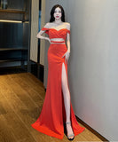 ロングドレス パーティー ドレス 新作 3色 オフショルダー セクシー MY2-YM9142