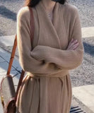 ニット コート 新作 ゴージャス 高見え 秋冬 暖かい MY2-QT-QLX996