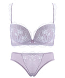 【上下セット】4色 下着 ショーツ ブラジャー パンティ かわいい 刺繡 レース MY8-DWJ-AF