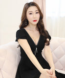 2色 キャバドレス ミニドレス かわいい セクシー 谷間魅せ MY2-GDL-G575