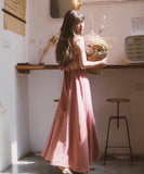 【2色】サンドレス サマードレス 背露出 セクシー かわいい リボン MY2-XYD-6022