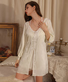 【2点セット選択可能】ベビードール パジャマ ルームシェア 暗紋 レース 背露出 MY8-GR-J3905