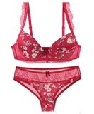 【上下セット】5色 花柄 新作 可愛い ブラジャー ブラ ショーツ MY8-DNF-T112#