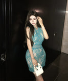 キャバドレス ミニドレス レース カワセクシー タイトドレス おしゃれ 韓国っぽ エレガント 宴会 パーティー XH2-XKD-D355-6911-Jun2