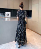 【ブラック＆ホワイト】新作 サンドレス サマードレス ワンピース MY2-SJR-2108