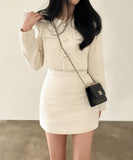 【上下セット】新作 ミニドレス ブランド風 かわいい 2色 コート MY2-ZED881688GT549