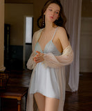 【ドレス+パンツ2点】多色 新作 セクシー ベビードール ルームウエア パジャマ MY8-GR2661