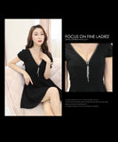 2色 キャバドレス ミニドレス かわいい セクシー 谷間魅せ MY2-GDL-G575