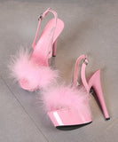 【5色/15cmヒール】ハイヒール ふわふわ パンプス かわいい 美脚効果 MY5-JJ-8661-29