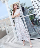 【2色】サマードレス サンドレス かわいい 花柄 通気 MY2-XMM-6787