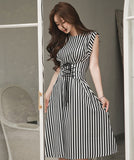 ひざ丈ドレス ドレス 新作 かわいい ゴージャス ストラップ柄 MY2-ZED88476N14