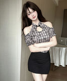 2点セット ミニドレス キャバドレス 花柄 セクシー 肌見せ 大人可愛い YH2-DD6584