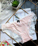 【5色】パンツ パンティ レース かわいい フリル リボン 柔らかい MY8-LSJ-9688