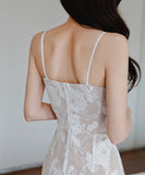 ひざ丈ドレス 新作 レース セクシー 谷間魅せ かわいい 指名 目線ゲット MY2-ZED887939E49