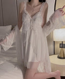 【ドレス単品】ベビードール ランジェリー 立体感 蝶柄 3色 かわいい フリル レース MY8-GR4099