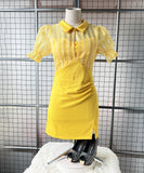 【新色追加】高見え かわいい レース 肌見せ 夏限定 人気 ミニドレス キャバドレス MY2040-MLS7254