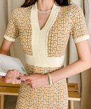 ミニドレス ドレス ゴージャス 高見え ニット MY2-MLS7203