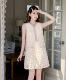 ミニドレス 結婚式 パーティー レース かわいい 高品質 MY2-LML-004