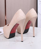 【12/14cm2色】ハイヒール パンプス エレガント 気質 新作 脚長効果 かわいい XH5-DLXL-914-91