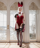 【3色】バニーガール 新作 コスプレ ハロウィン クリスマス サンタコス YN2309