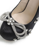 【2色】ハイヒール ピカピカ ダイヤモンド 新作 セクシー　リボン 話題 XH5-XL-MY-258-170